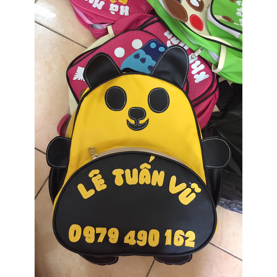(ẢNH THẬT) BALO MẦM NON CÓ MAY TÊN CHO BÉ HAI NGĂN MÀU TỰ CHỌN