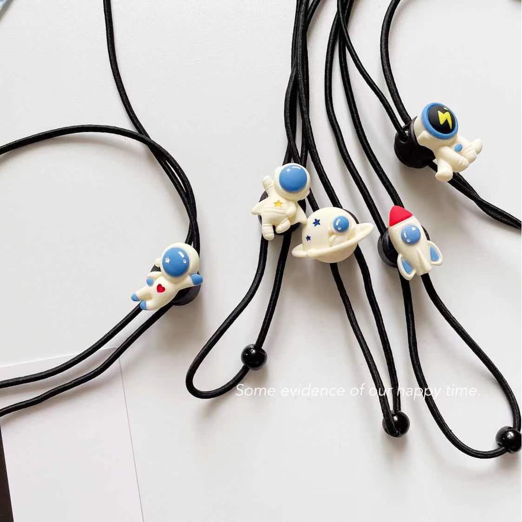 Dây đeo mắt kính/khẩu trang phi hành gia hoạt hình bằng nylon sáng tạo