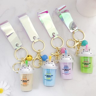 Móc khoá ly trà sữa nước lung linh lấp lánh 🧋🧋🧋🤩🤩🤩