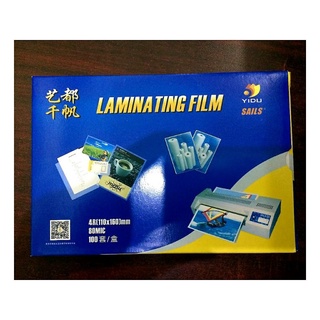 Màng Ép Nhựa Plastic Khổ A6 [ 110 x 160mm ] Hiệu Yidu [ Xấp 100 Tờ ]