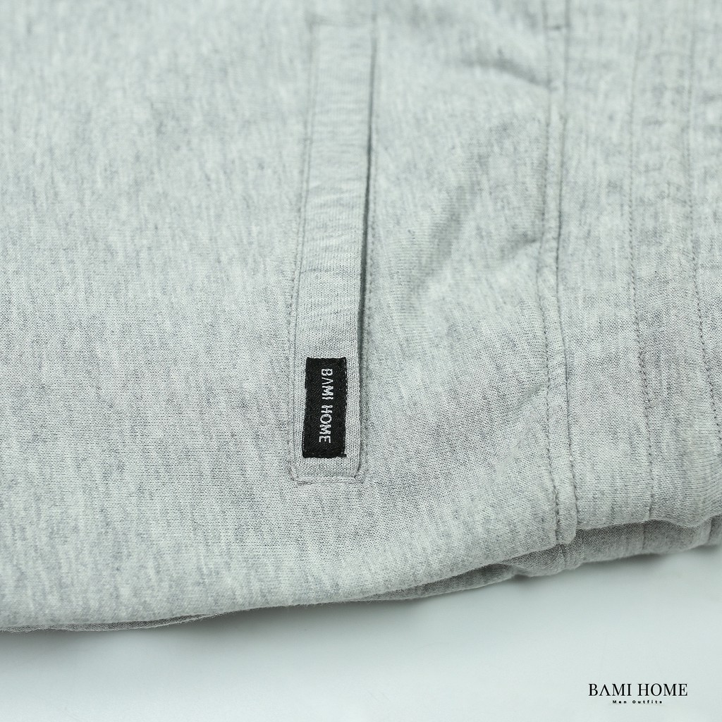 Quần short nỉ cao cấp BAMI HOME phong cách unisex, quần có lai và dây rút dễ phối đồ QSN- 006 | BigBuy360 - bigbuy360.vn