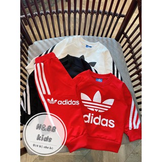 Bộ thu đông bé trai, chất liệu nỉ da cá, 100% cotton.