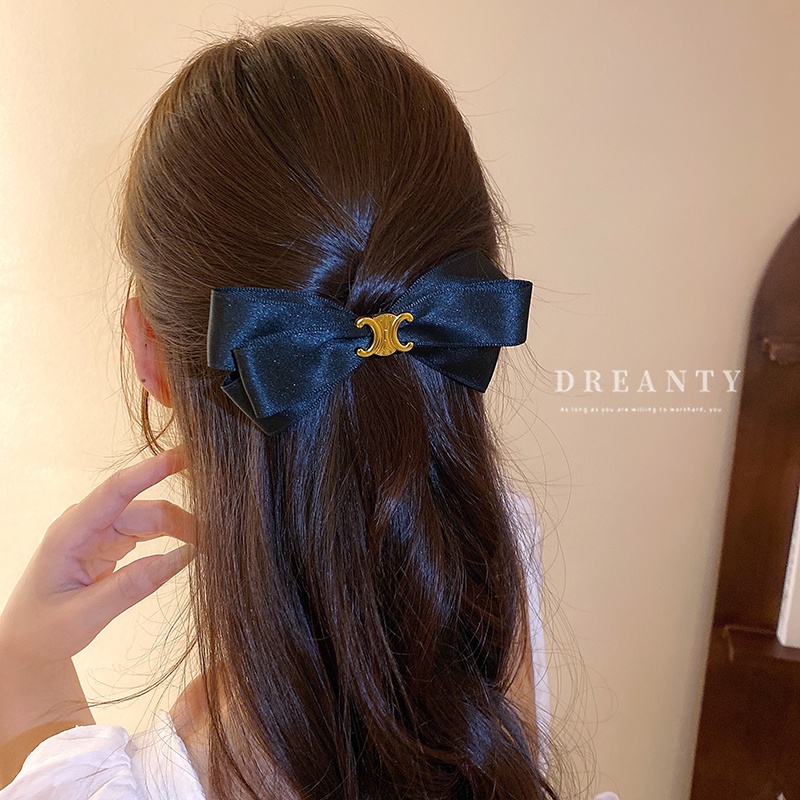 Kẹp Tóc Hình Nơ Phong Cách Hàn Quốc Đơn Giản Cho Nữ
