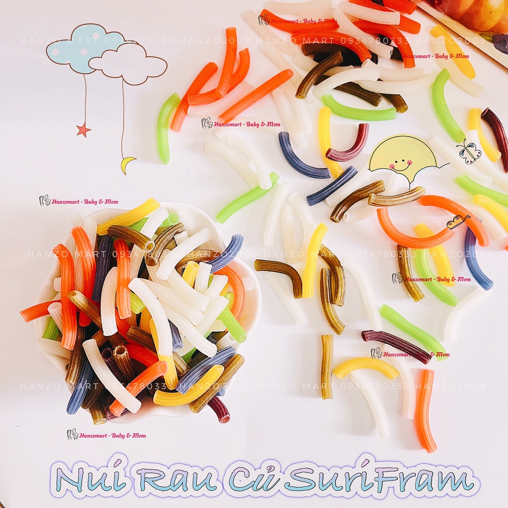 Nui rau củ hữu cơ Suri Farm cho bé ăn dặm