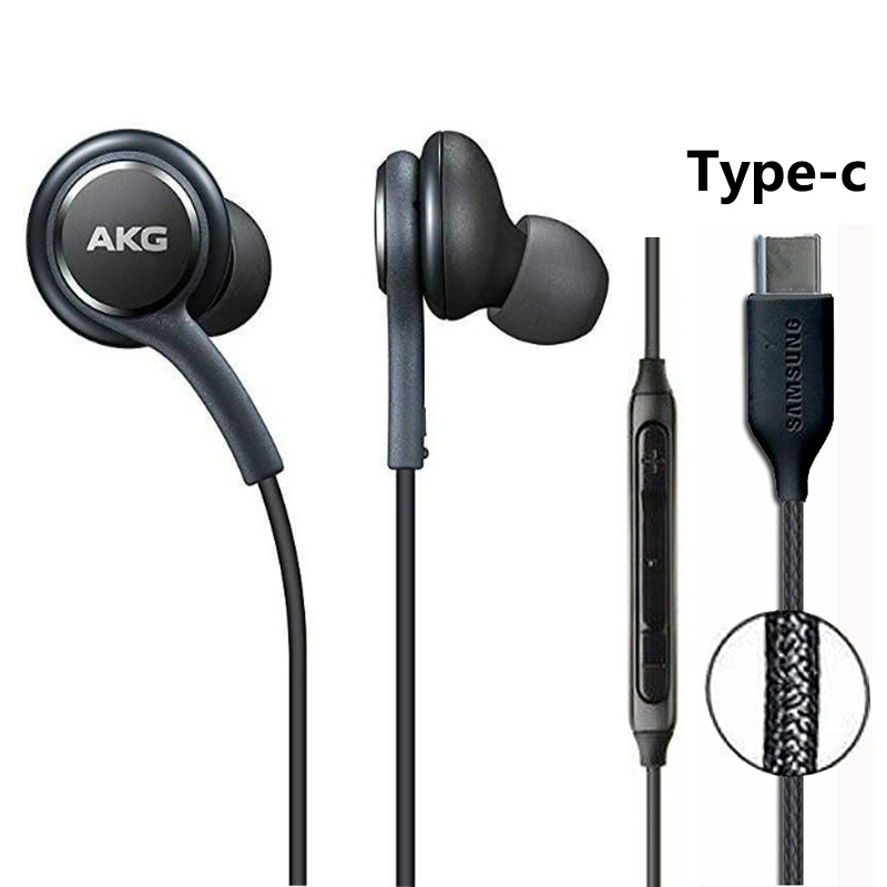 SAMSUNG Tai Nghe Nhét Tai AKG 3.5mm / Type c Có Mic Cho Galaxy S20 note10 S10 S9 S8 S7 xiaomi vivo