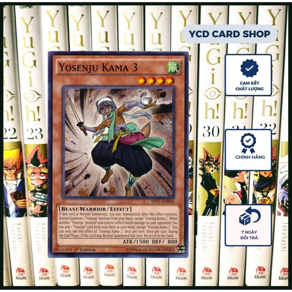 Thẻ bài yugioh chính hãng Yosenju Kama 3 – Common