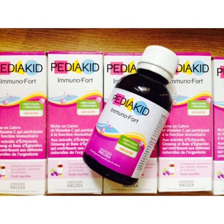 Siro tăng cường sức đề kháng cho trẻ Pediakid Immuno Fort 125ml