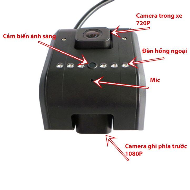 Camera Giám Sát Hành Trình Ô Tô Chuẩn Nghị Định 10, dùng cùng đầu VIETTEL, NAVICOM.