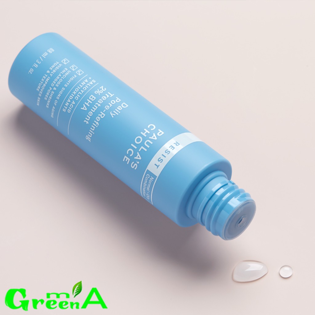 Tẩy Da Chết 2% BHA Paula's Choice Tẩy Tế Bào Chết PAULA CHOICE RESIST DAILY PORE-REFINING TREATMENT Thu Nhỏ Lỗ Chân Lông