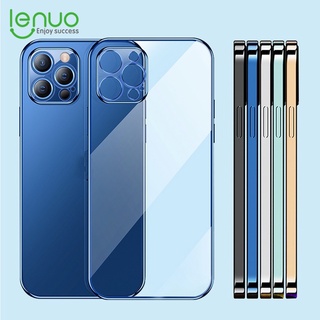 Lenuo Ốp Điện Thoại TPU Mềm Mạ Màu Siêu Mỏng Trong Suốt Cho Apple iPhone 13 13 Pro 13 Pro Max 13 Mini