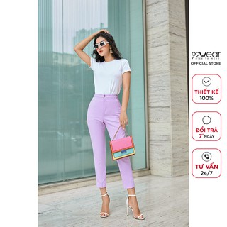 Quần tây nữ 92WEAR công sở cơ bản QAA0626