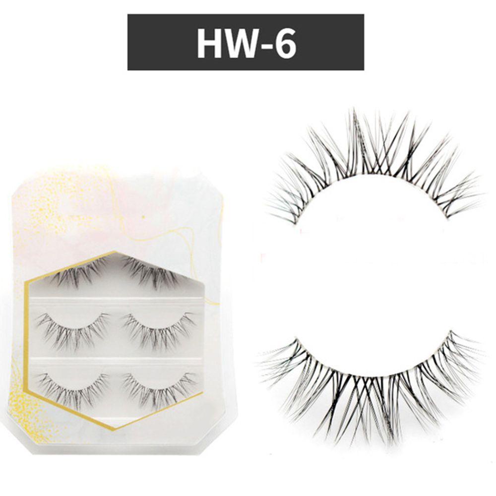 Set 3 Cặp Lông Mi Giả Ngắn Tự Nhiên