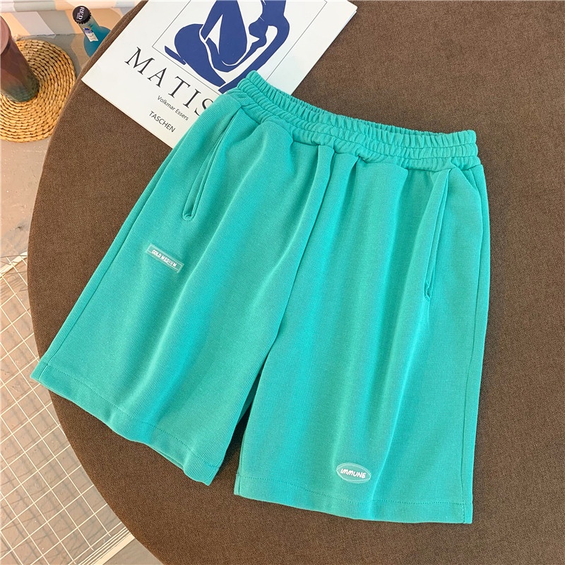 Quần đùi thể thao IELGY lưng cao ống rộng nhiều màu sắc tùy chọn thời trang mùa hè dành cho nữ