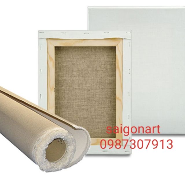 Khung Toan, Bố Canvas Hàn Quốc Vẽ Tranh Acrylic, Sơn Dầu 15*15-30*30cm
