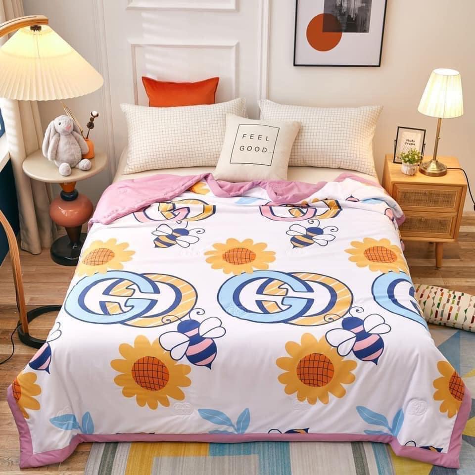 Chăn hè đũi cotton ZA RA  3 lớp cho gia đình (2m x 2m3) - Nhiều mẫu