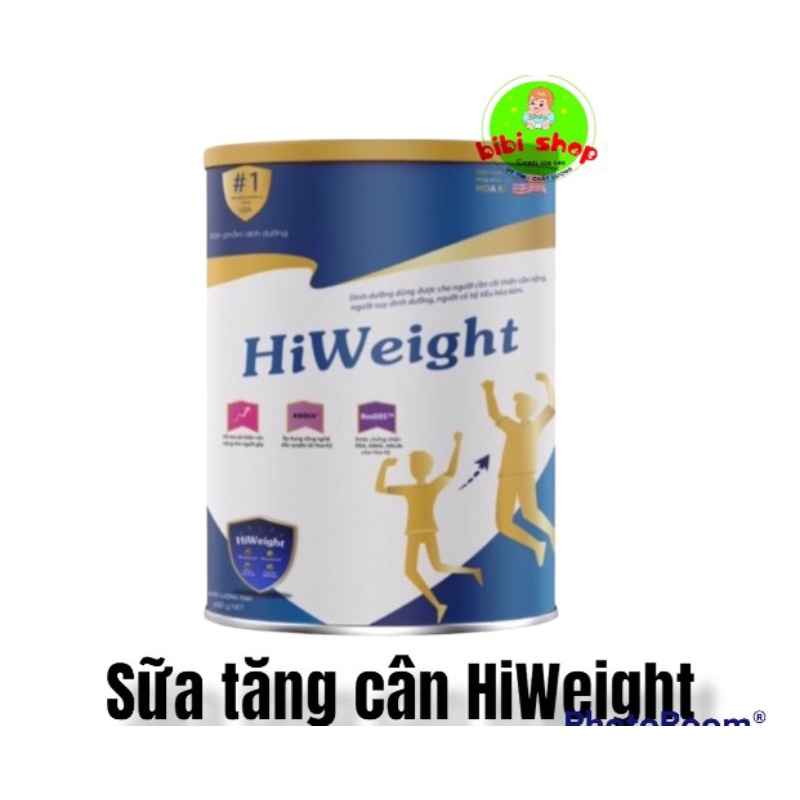 Sữa HiWeight sữa tăng cân HiWeight 650gr hàng chính hãng