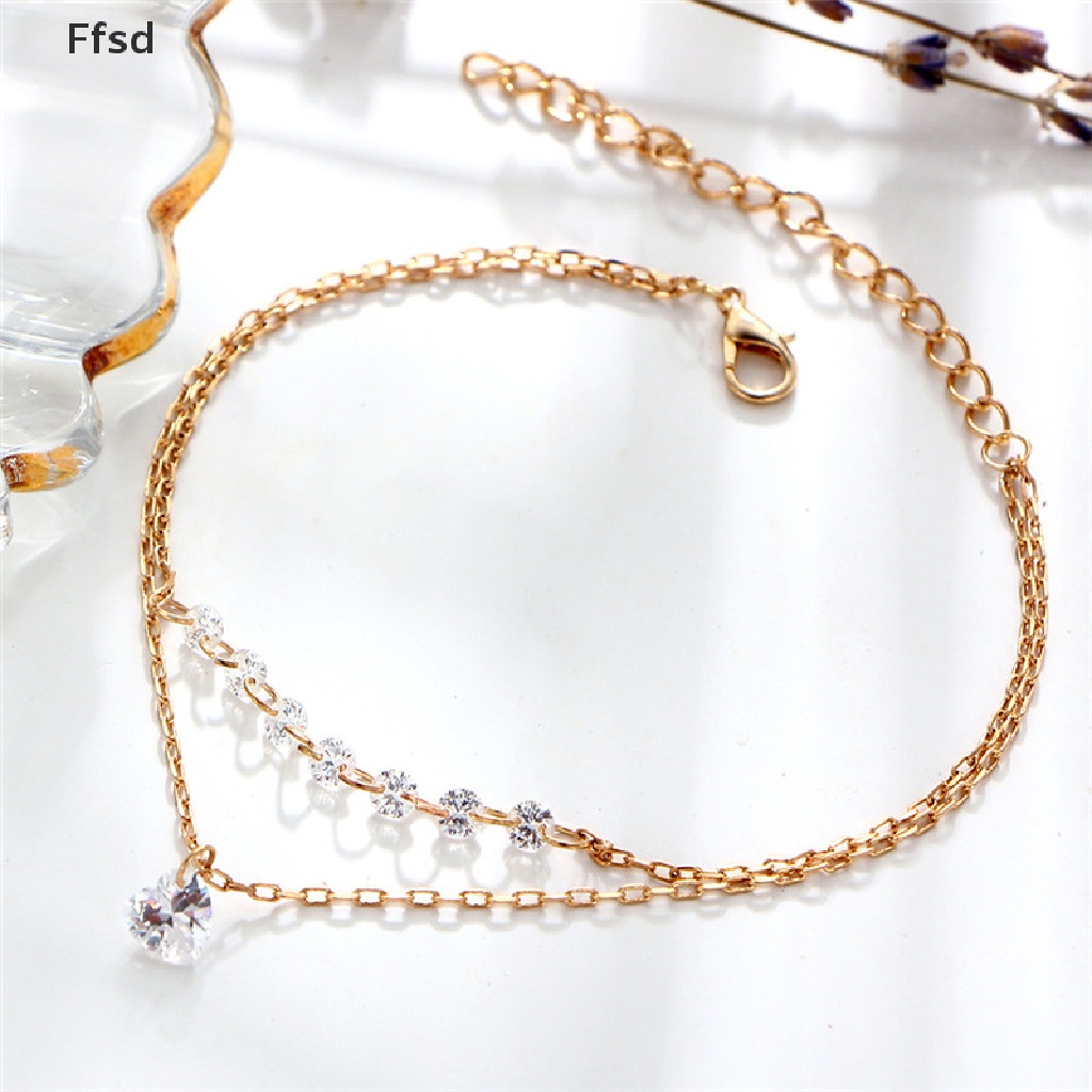 {Ffsd} Vòng Tay Chuỗi Hạt Pha Lê Vô Cực Trang Sức Làm Quà Tặng