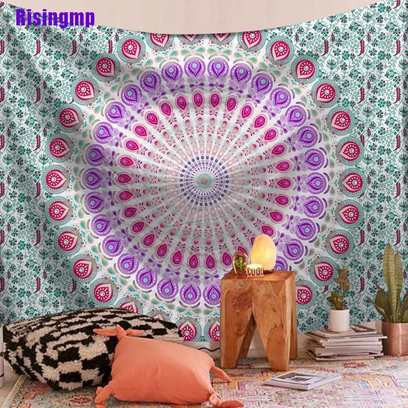 MANDALA Thảm Treo Tường Trang Trí Phong Cách Bohemian