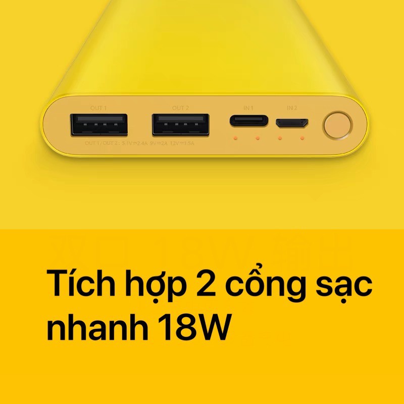 Sạc Dự Phòng Xiaomi Pikachu Gen 3 Pikachu 10000mAh Phiên bản giới hạn Pokemon