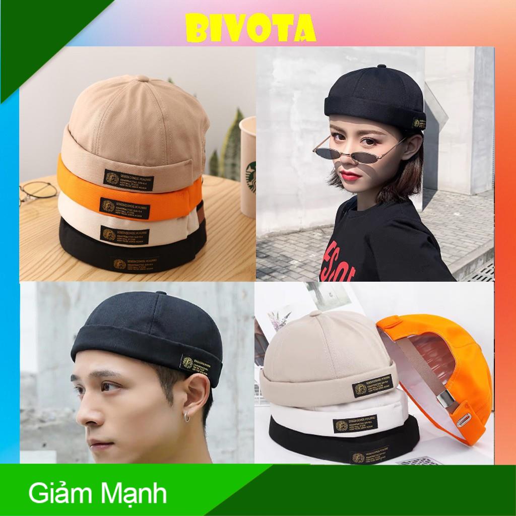 Mũ Bivota mũ nồi miki tròn nam nữ phong cách hàn quốc siêu chất MN19