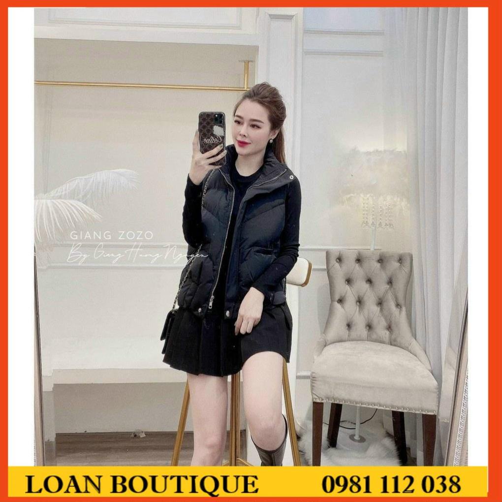 ÁO KHOÁC PHAO GILE SIÊU NHẸ CAO CỔ PHOM ĐẸP