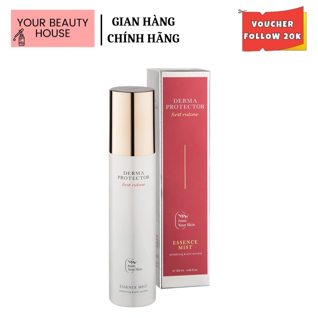 Xịt Khoáng Derma Protector Whitening Anti - From Your Skin