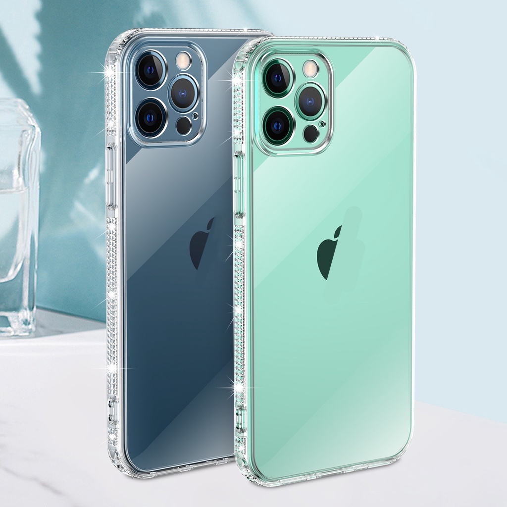 Ốp Điện Thoại TPU Mềm Trong Suốt Sang Trọng Cho iPhone 6 6S 7 8 Plus 14 Pro Max XS Max XR X 11 12 13 Pro Max 14 Plus SE 2020