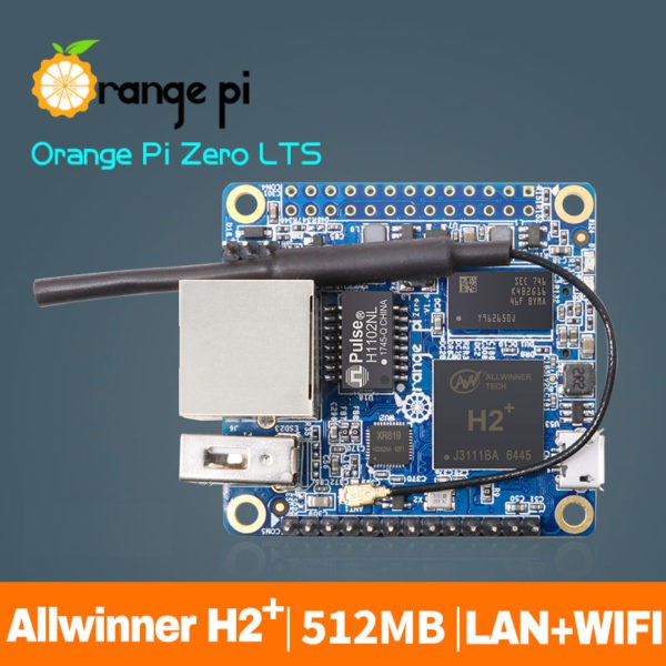 Máy tính nhúng Orange Pi Zero RAM 512MB H2 LAN WIFI phiên bản LTS