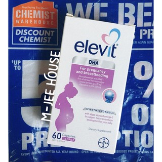 Elevit DHA bầu - 60 viên