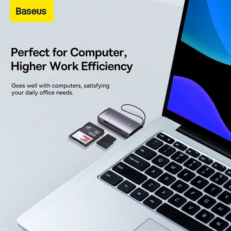 Đầu Đọc Thẻ Nhớ USB 3.0 Hiệu Baseus