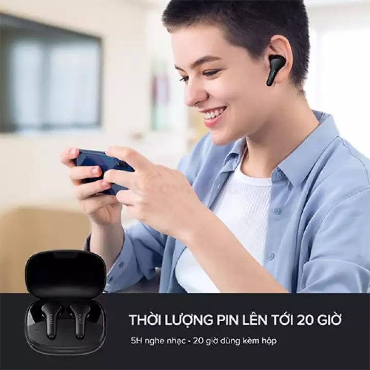 Tai nghe TWS Havit TW959, Bluetooth 5.1, Độ Trễ Tới 65ms, Nghe Độc Lập, Pin Tới 20H - BH 12 Tháng