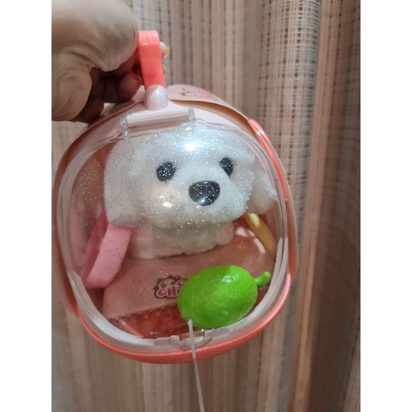 ĐỒ CHƠI NHÀ (LỒNG) KÈM THÚ CƯNG NHỒI BÔNG BIẾT ĐI, VẪY ĐUÔI LOẠI ĐẸP, CÓ CÚN, THỎ,HEO...NHIỀU MẦU ĐỂ LỰA Ạ