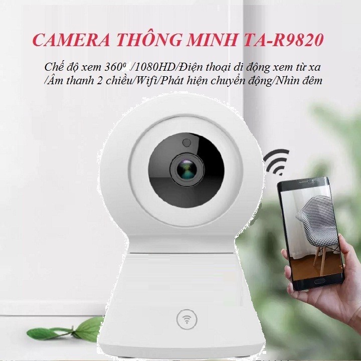 Camera wifi thông minh 𝑭𝑹𝑬𝑬𝑺𝑯𝑰𝑷 Camera Giám Sát TUYSMART  FULL HD 1080P [[BẢO HÀNH 3 THÁNG ]