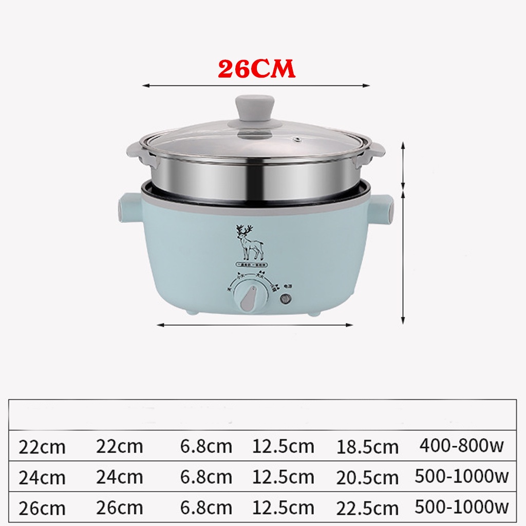 Nồi nấu đa năng mini AGISAN model NL09-XL công suất 1000W có lớp chống dính bảo hành 3 tháng