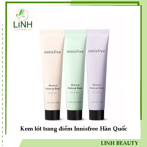 Kem Lót 4 Trong 1 Innisfree Mineral Make Up Base SPF30/PA++ 40ml 5.0 | BigBuy360 - bigbuy360.vn