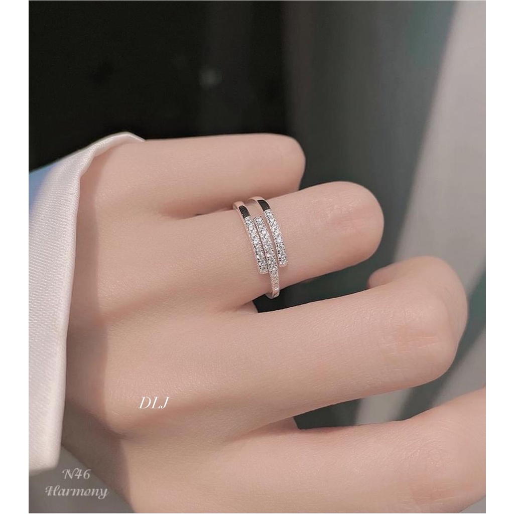 Nhẫn nữ, nhẫn nữ bạc chuẩn MC thiết kế tinh sảo