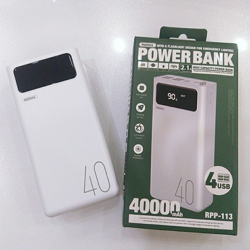 Pin Sạc Dự Phòng REMAX RPP-113 40000mAh