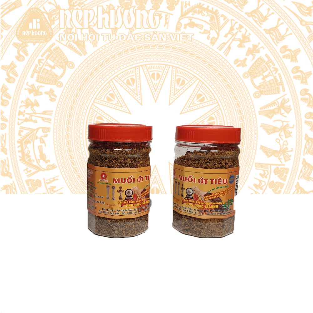 Muối ớt tiêu Biên Hải - lọ 120g - Đặc sản Phú Quốc