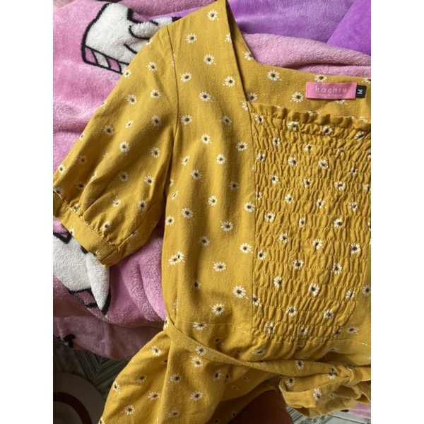 Váy hoa nhí hachie vintage dáng dài