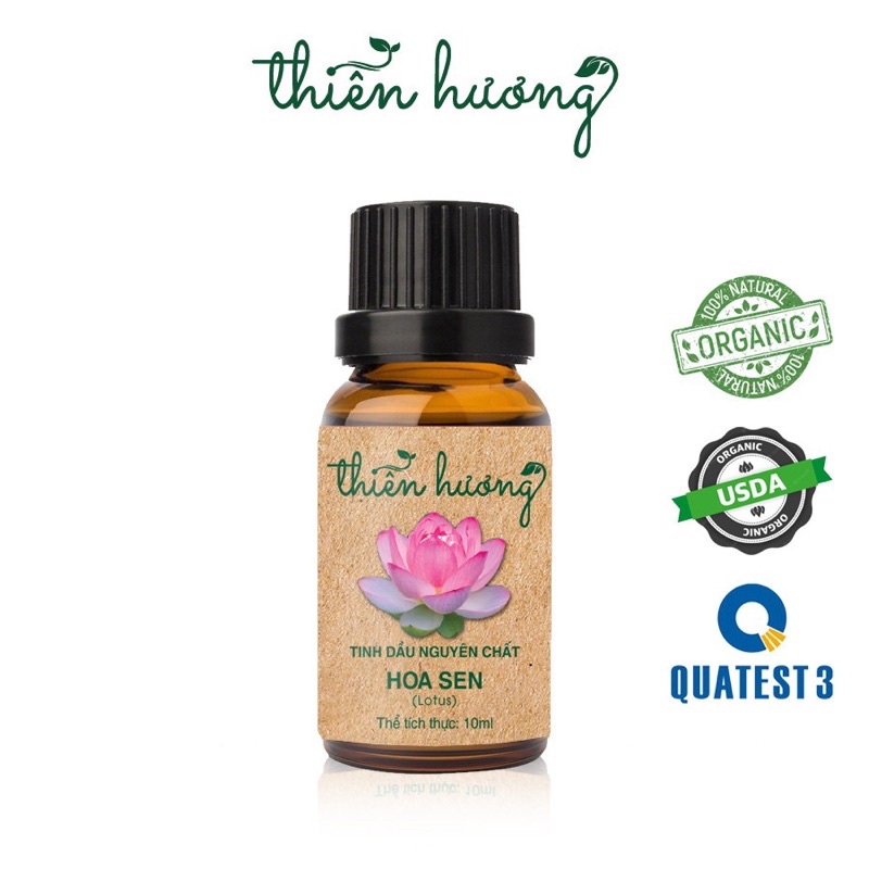 Tinh dầu Sả Chanh Lemongrass Thiên Hương Essential Oil, xuất sứ Việt Nam, có giấy kiểm định COA