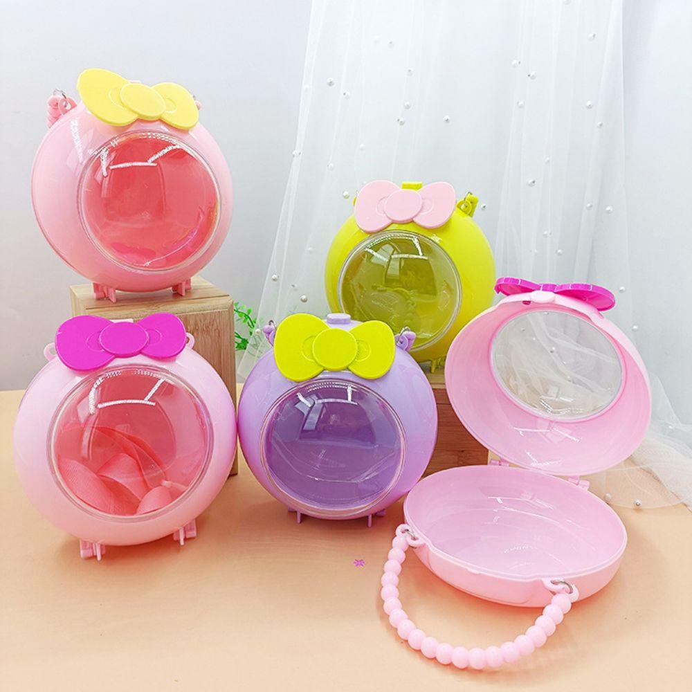 Set 2 Túi Xách Trong Suốt Hình Tròn Dễ Thương Cho Bé