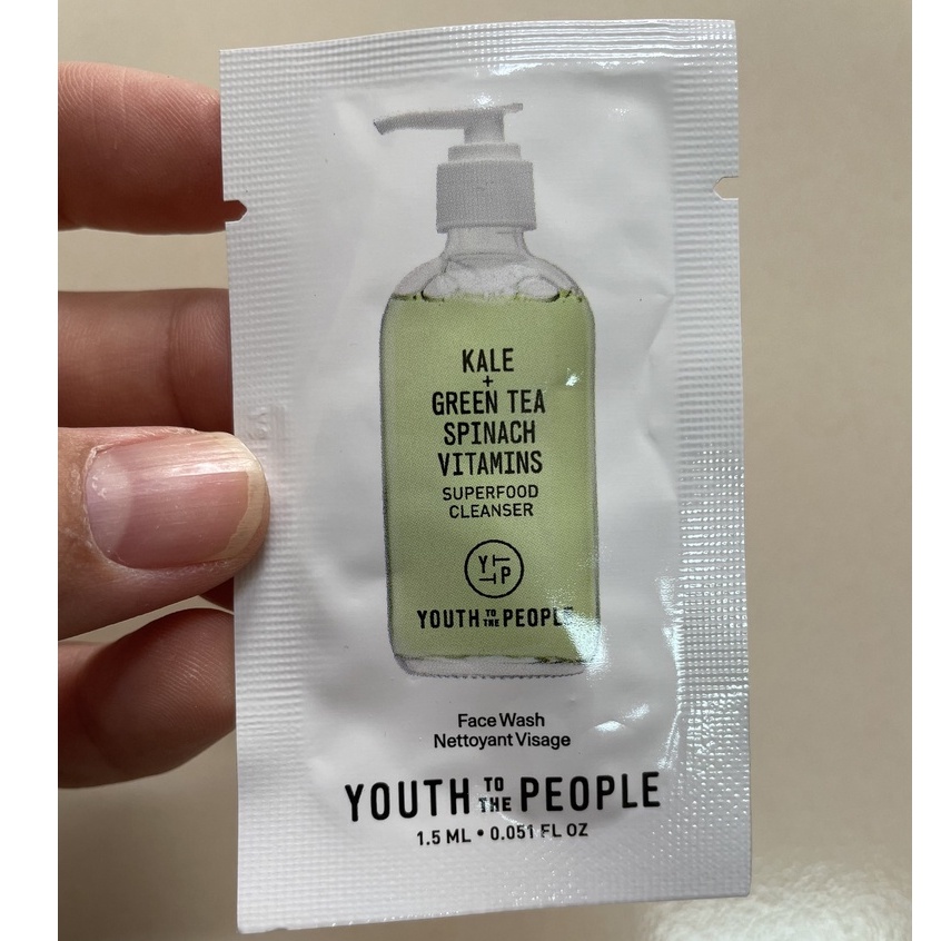 Sample mẫu thử Sữa rửa mặt  hữu cơ Youth to the people Face Wash