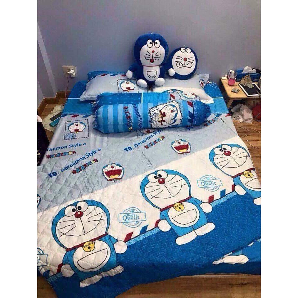 Bộ ga + 2 vỏ gối poly cotton