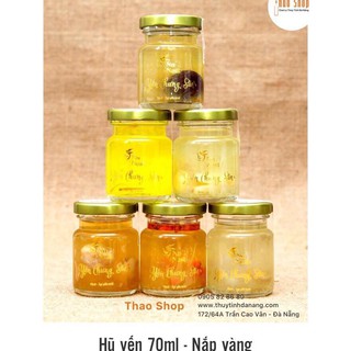 💓Hũ thủy tinh nắp thiếc dung tích 70ml dùng chưng yến💓