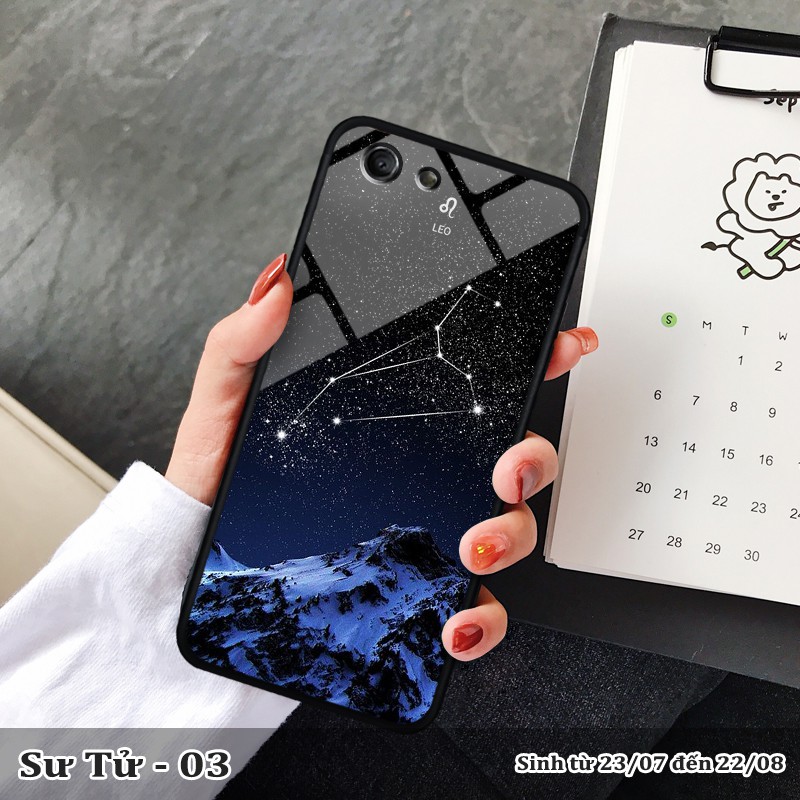 Ốp lưng kính 3D OPPO A59/ F1s cung hoàng đạo | BigBuy360 - bigbuy360.vn