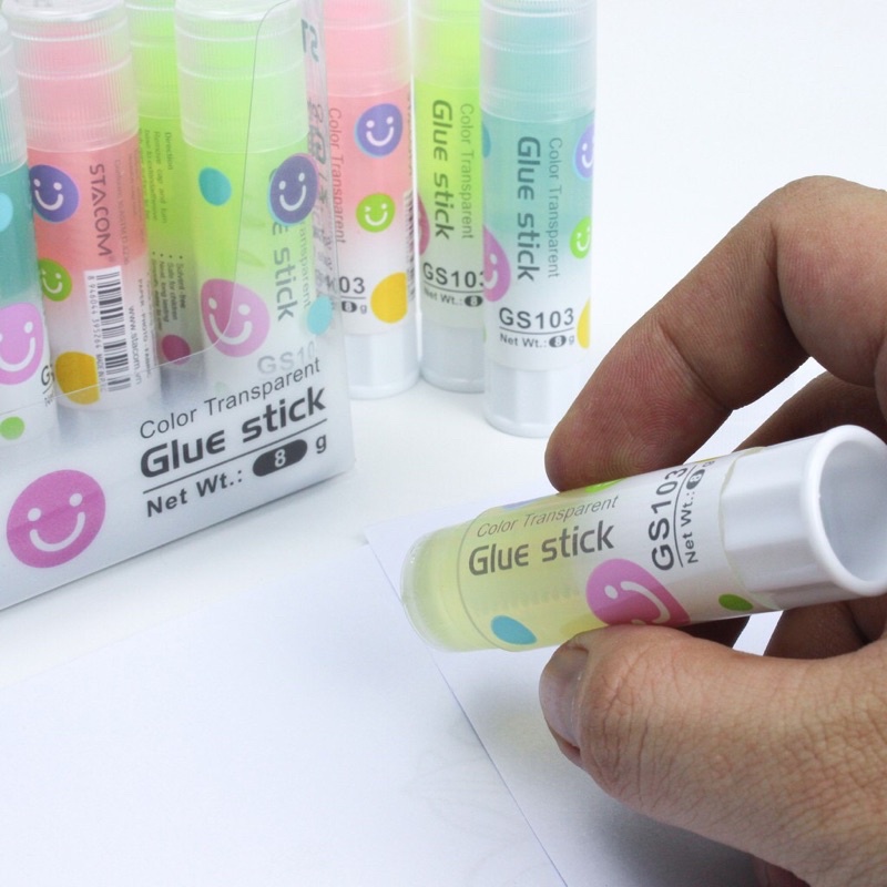 Hồ Khô Siêu Dính Trong Suốt 8G GS103 STACOM | Hồ Khô Học Sinh 8g