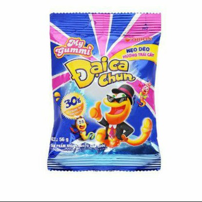 Kẹo dẻo Orion Gummi vị Nho, Đào, Trái Cây 55g | BigBuy360 - bigbuy360.vn