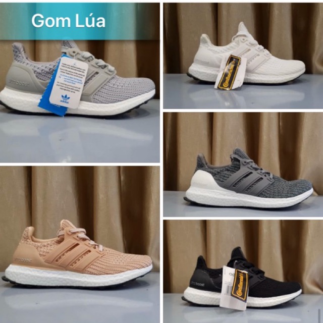 Giày Ultra boost 4.0 đen trắng xám xanh