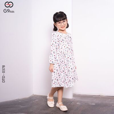 Đầm xèo  0378 G9moza chất liệu Kate tạo nên phong cách Đến trường, đi chơi Xinh xắn, đáng yêu