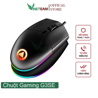 Chuột gaming có dây Vinetteam G3SE thiết kế nhỏ gọn, Led bao quanh đẹp mắt, DPI tùy chỉnh -4729